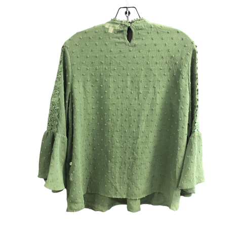 Green Top Long Sleeve Umgee, Size S