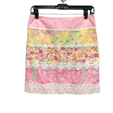 Pink Skirt Designer Lilly Pulitzer, Size 2