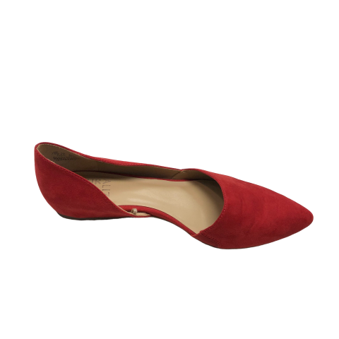 Red Shoes Flats Naturalizer, Size 7.5