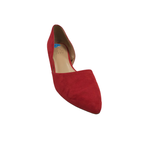 Red Shoes Flats Naturalizer, Size 7.5