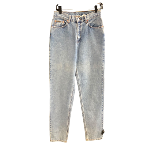 Jeans Straight By Calvin Klein In Blue Denim, Size: 10