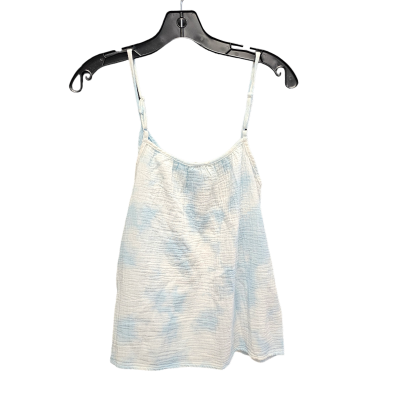 Top Sleeveless By Universal Thread In Blue & White, Size: M