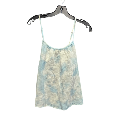 Top Sleeveless By Universal Thread In Blue & White, Size: M