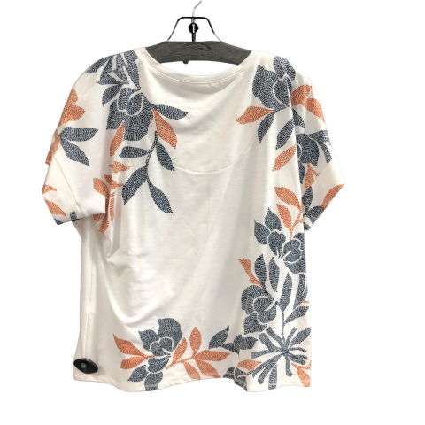 Top Short Sleeve By Chicos In White, Size: M