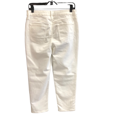 White Jeans Cropped Chicos, Size 8