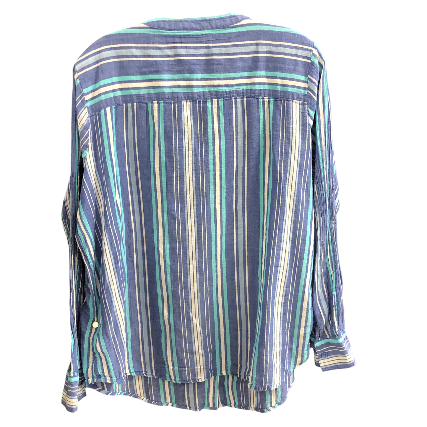 Top Long Sleeve By Liz Claiborne In Blue, Size: L