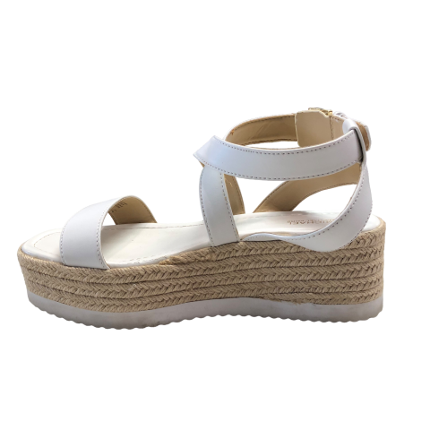 Sandals Heels Platform By Michael By Michael Kors In White, Size: 9