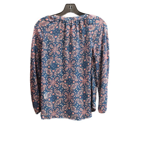 Top Long Sleeve By Jessica Simpson In Blue & Orange, Size: S