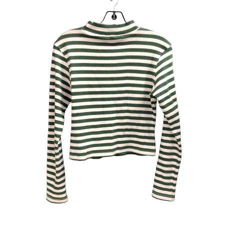 Top Long Sleeve By Boohoo Boutique In Striped Pattern, Size: M