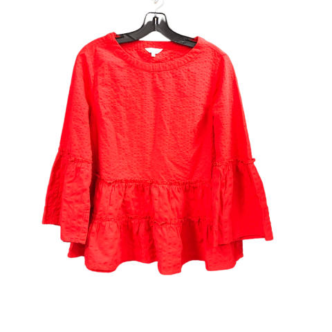 Top Long Sleeve By Crown And Ivy In Red, Size: M