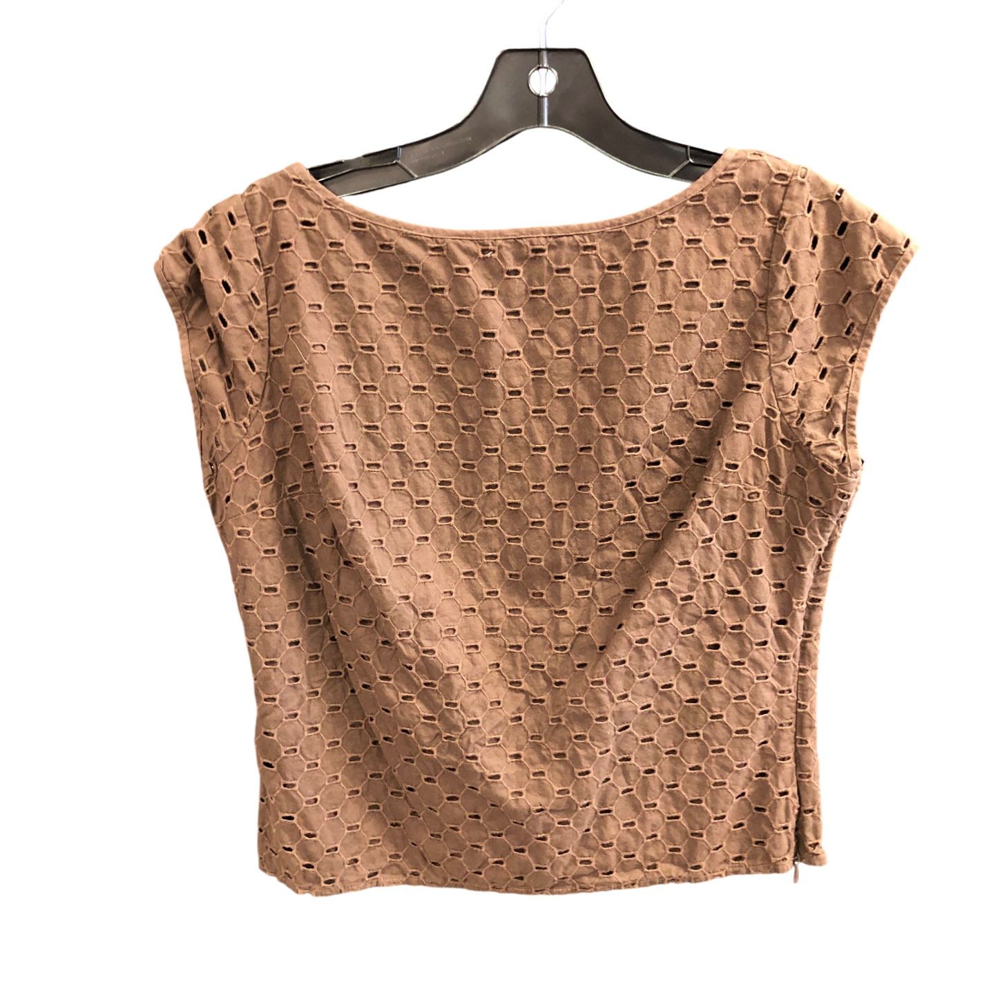 Top Sleeveless By Isaac Mizrahi In Brown, Size: M