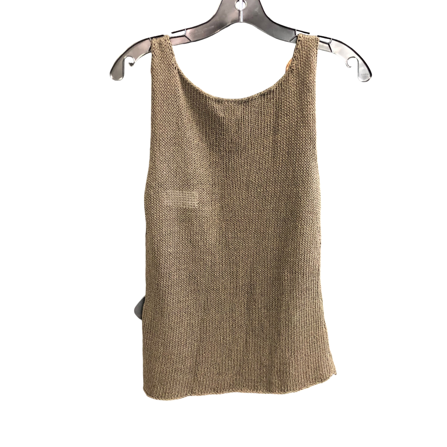 Top Sleeveless By Chicos In Brown, Size: M