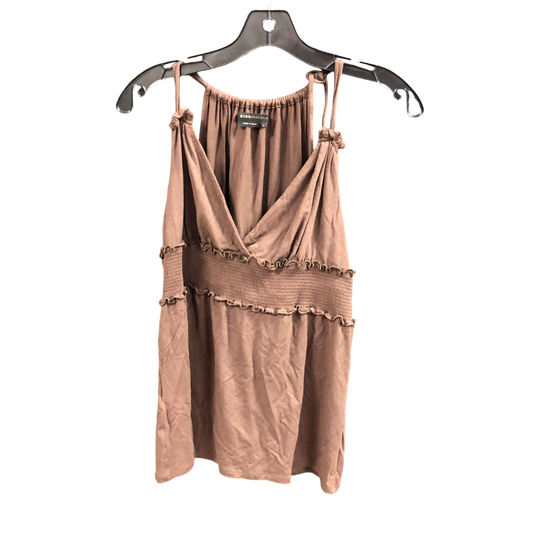 Top Sleeveless By Bcbgmaxazria In Brown, Size: L