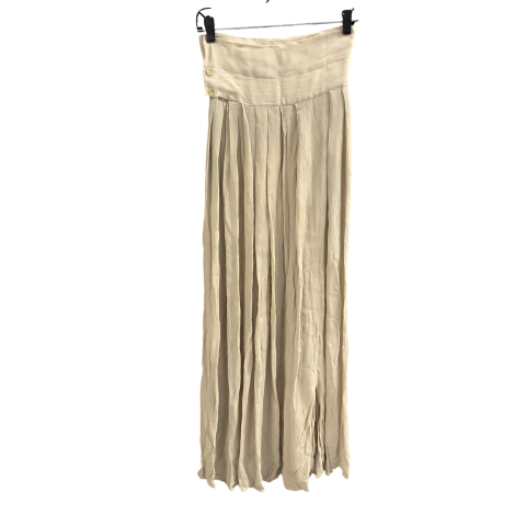 Skirt Designer By Emporio Armani In Beige, Size: 4