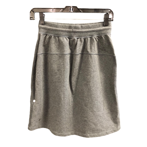 Athletic Skirt By Lululemon In Grey, Size: 4