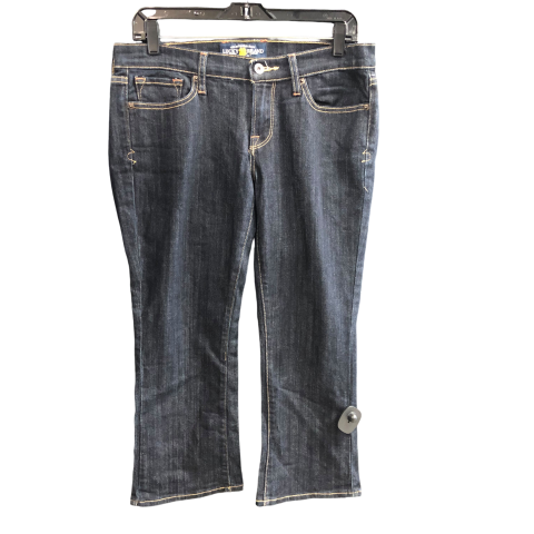 Jeans Boot Cut By Seven 7 In Blue Denim, Size: 8