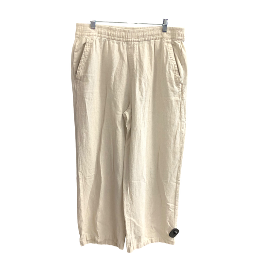 Pants Wide Leg By Old Navy In Beige, Size: L