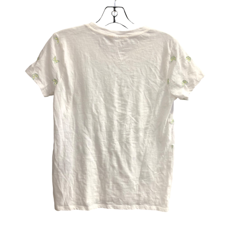 Top Short Sleeve By Lucky Brand In White, Size: S