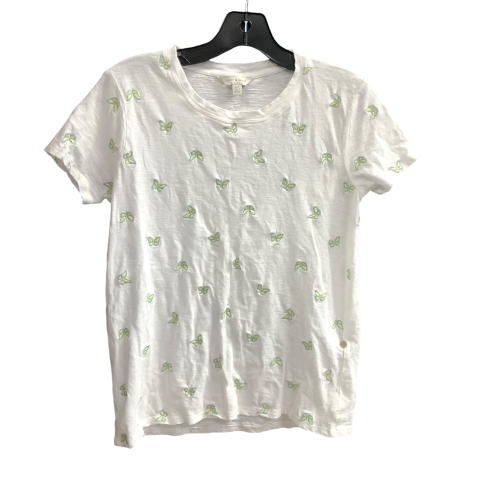 Top Short Sleeve By Lucky Brand In White, Size: S