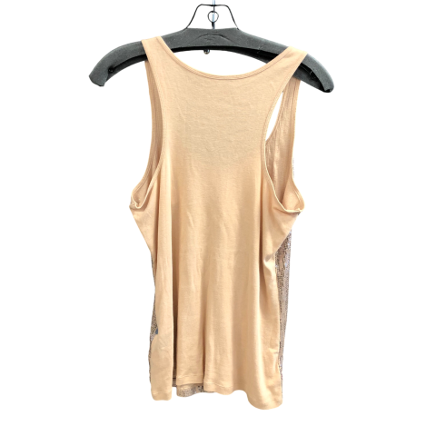 Top Sleeveless By Apt 9 In Gold, Size: L