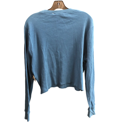 Top Long Sleeve By Forever 21 In Blue, Size: 2x