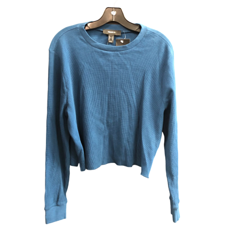 Top Long Sleeve By Forever 21 In Blue, Size: 2x