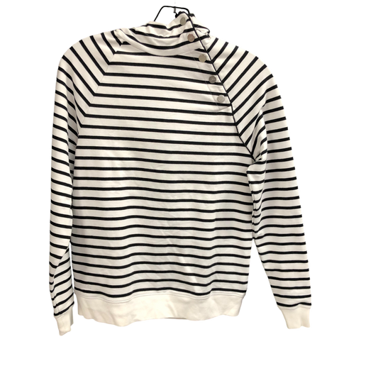 Sweatshirt Hoodie By Lauren By Ralph Lauren In Striped Pattern, Size: Xs