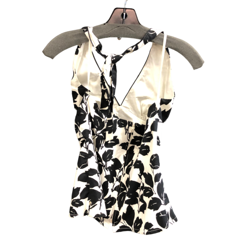 Top Sleeveless By White House Black Market In Black & White, Size: M