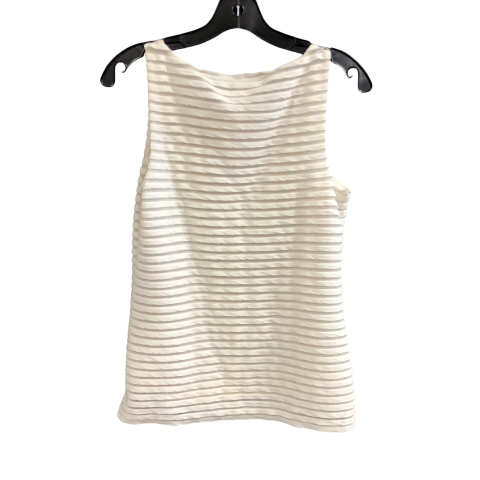 Top Sleeveless By Banana Republic In Cream, Size: S