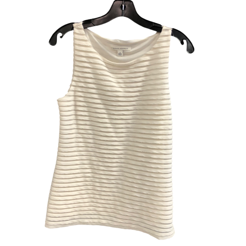 Top Sleeveless By Banana Republic In Cream, Size: S