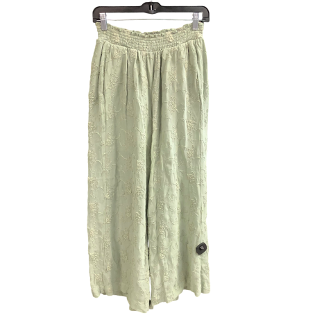 Pants Wide Leg By Guess In Green, Size: S