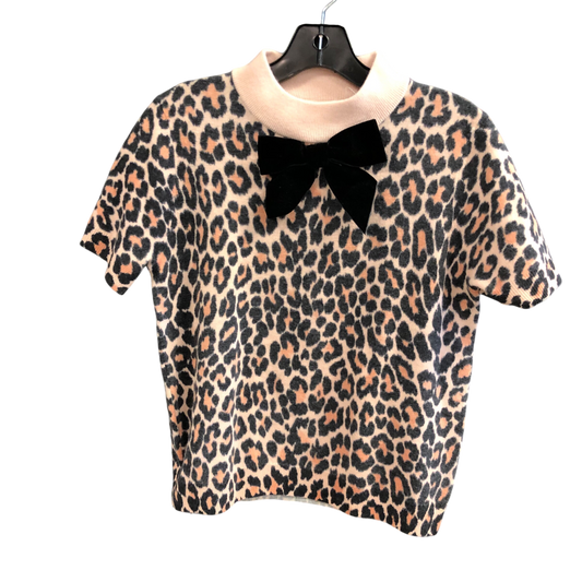 Sweater Designer By Kate Spade In Animal Print, Size: M