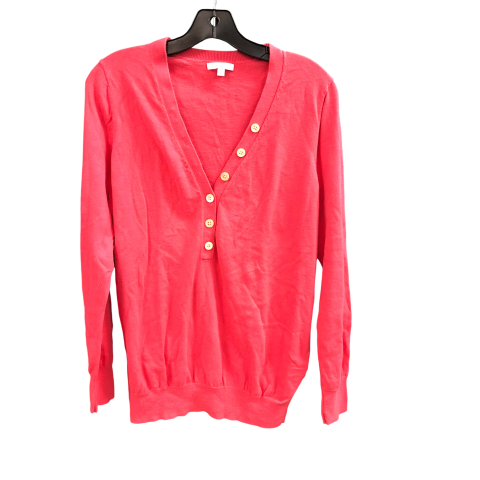 Top Long Sleeve By Gap In Coral, Size: L