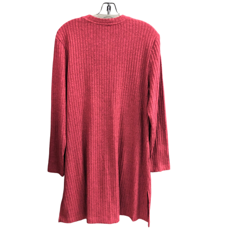 Cardigan By Isaac Mizrahi In Red, Size: L