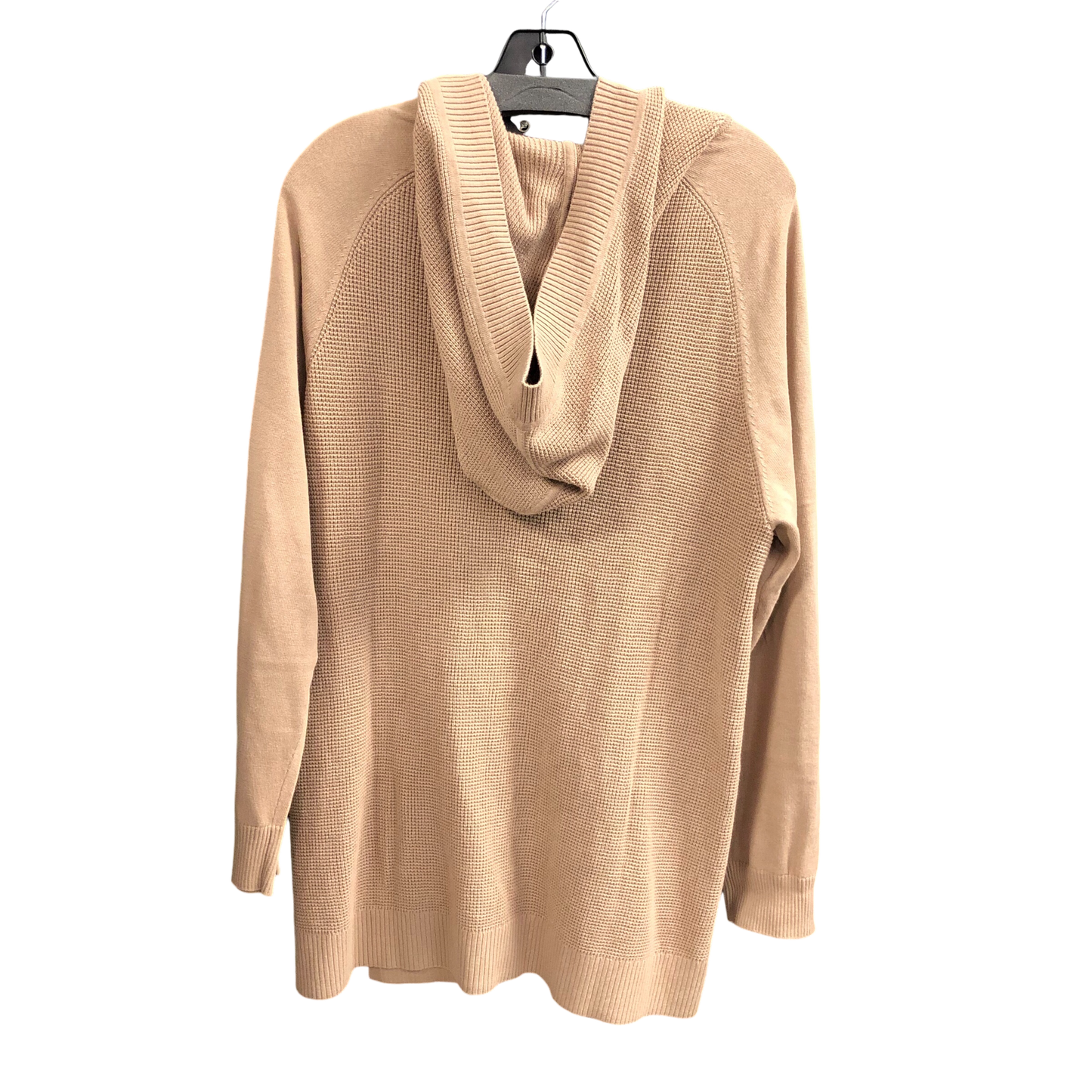 Cardigan By Isaac Mizrahi Live Qvc In Tan, Size: L