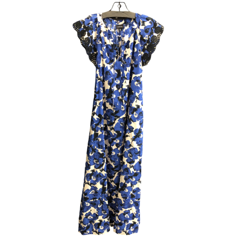 Dress Casual Maxi By Who What Wear In Blue & Cream, Size: Xs