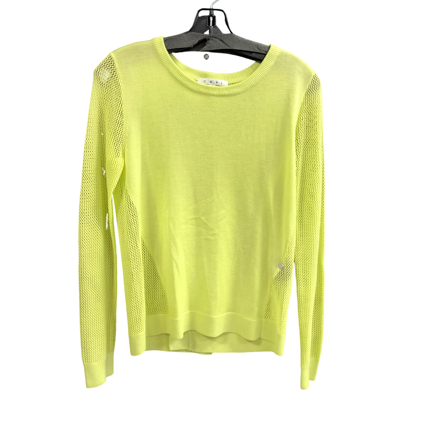 Top Long Sleeve By Cabi In Yellow, Size: S