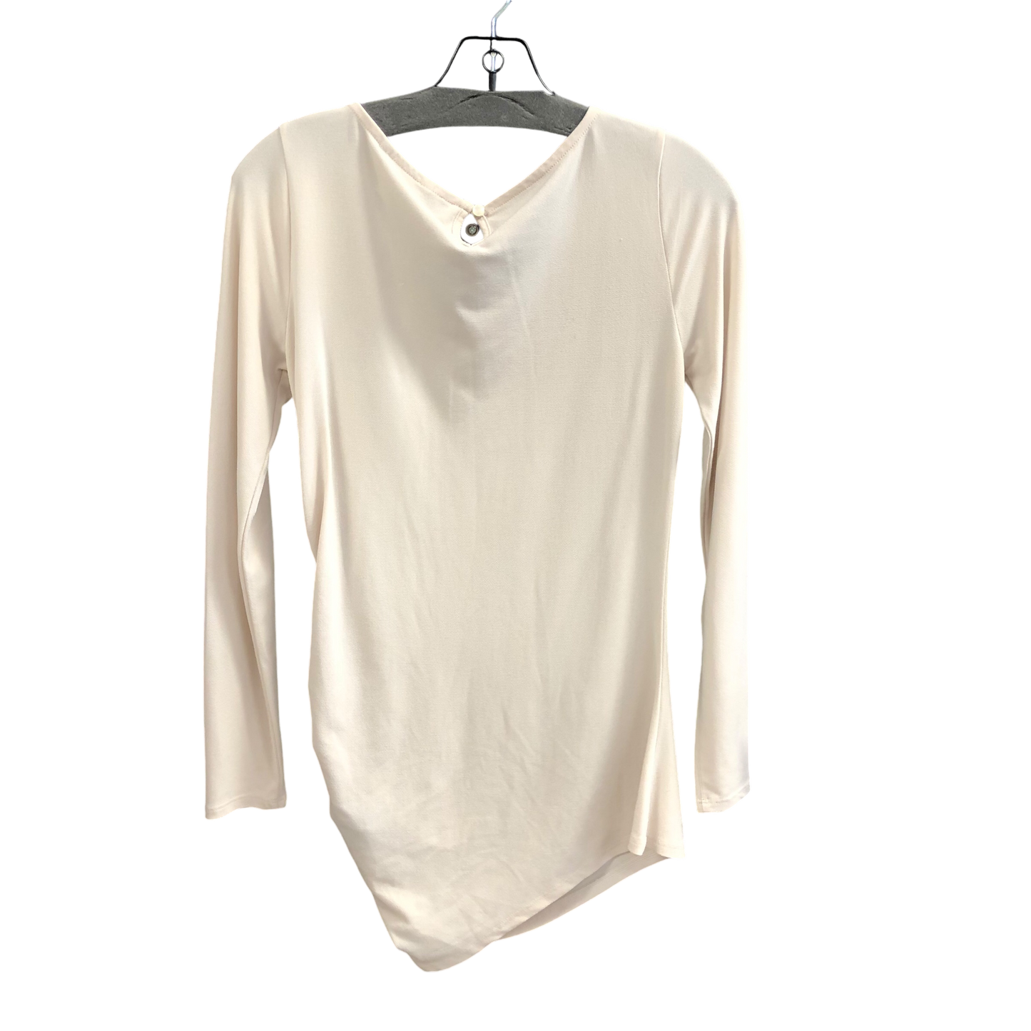 Top Long Sleeve By Banana Republic In Cream, Size: S