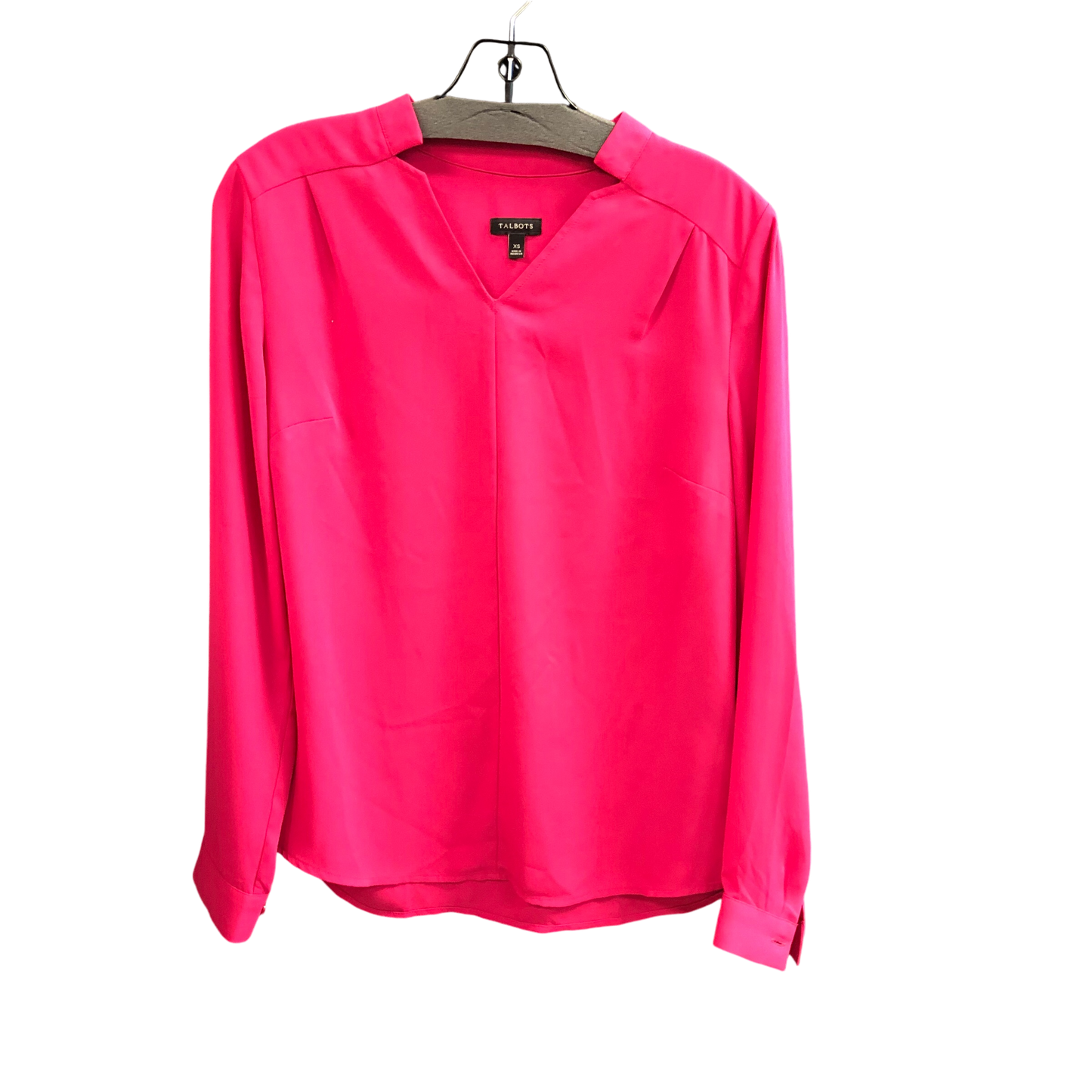 Top Long Sleeve By Talbots In Pink, Size: Xs