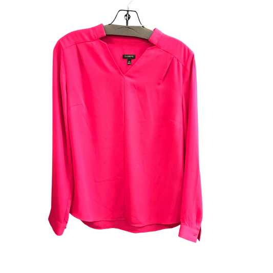 Top Long Sleeve By Talbots In Pink, Size: Xs