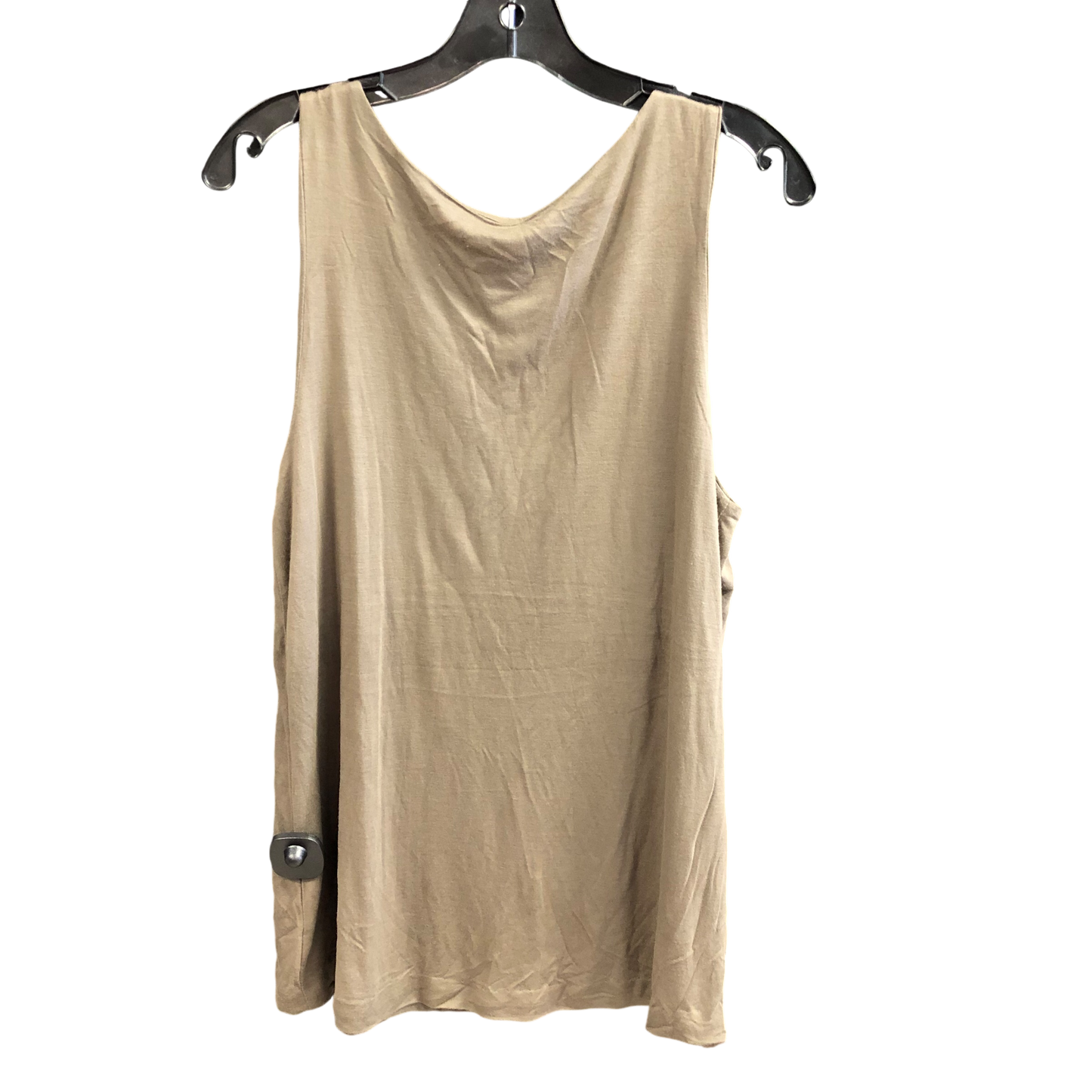 Top Sleeveless By Kenar In Brown, Size: L