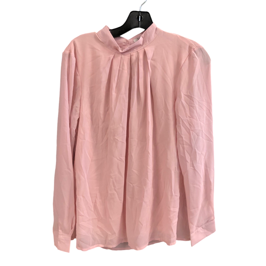 Top Long Sleeve By SOTEER In Pink, Size: M