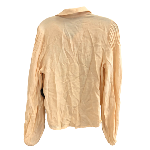 Top Long Sleeve By Express In Peach, Size: M