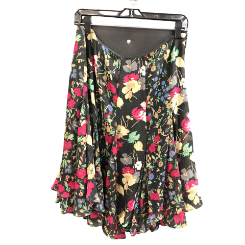 Skirt Mini & Short By Lauren By Ralph Lauren In Floral Print, Size: L