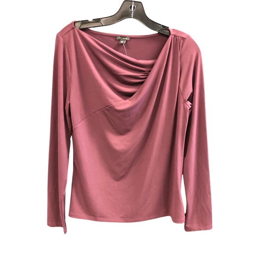 Top Long Sleeve By Ann Taylor In Purple, Size: M