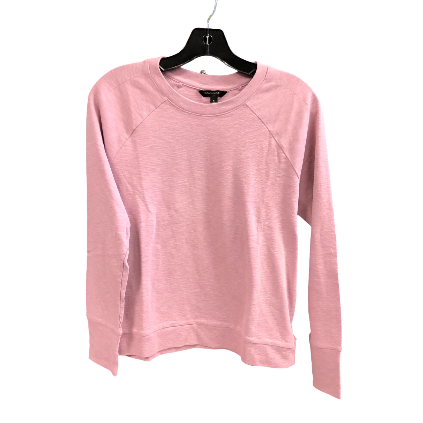 Top Long Sleeve Basic By Banana Republic In Pink, Size: S