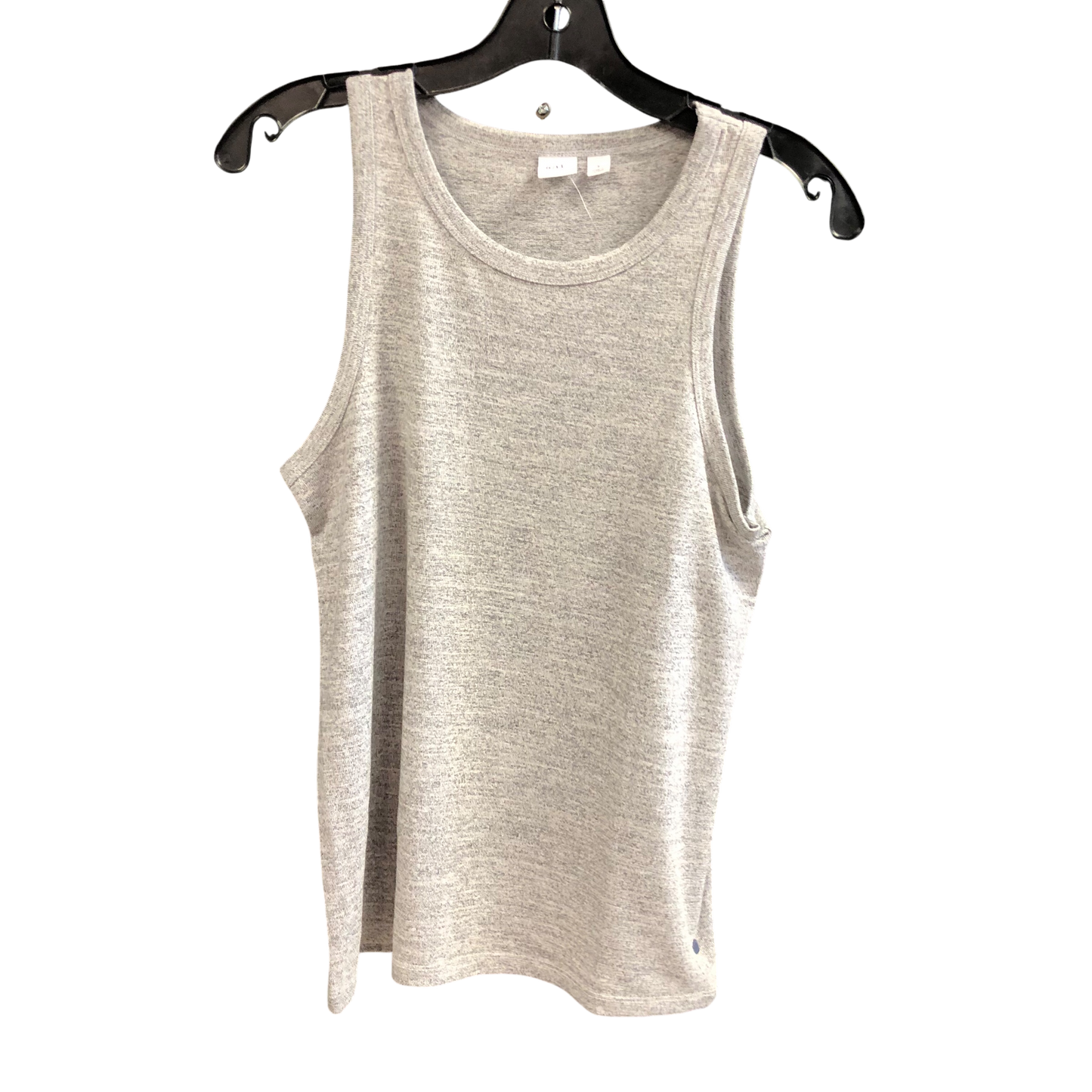 Top Sleeveless Basic By Gap In Grey, Size: S