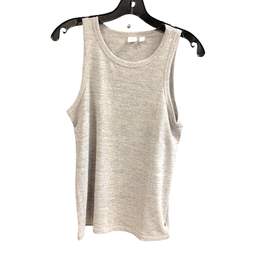 Top Sleeveless Basic By Gap In Grey, Size: S