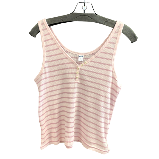 Top Sleeveless Basic By Old Navy In Pink, Size: M