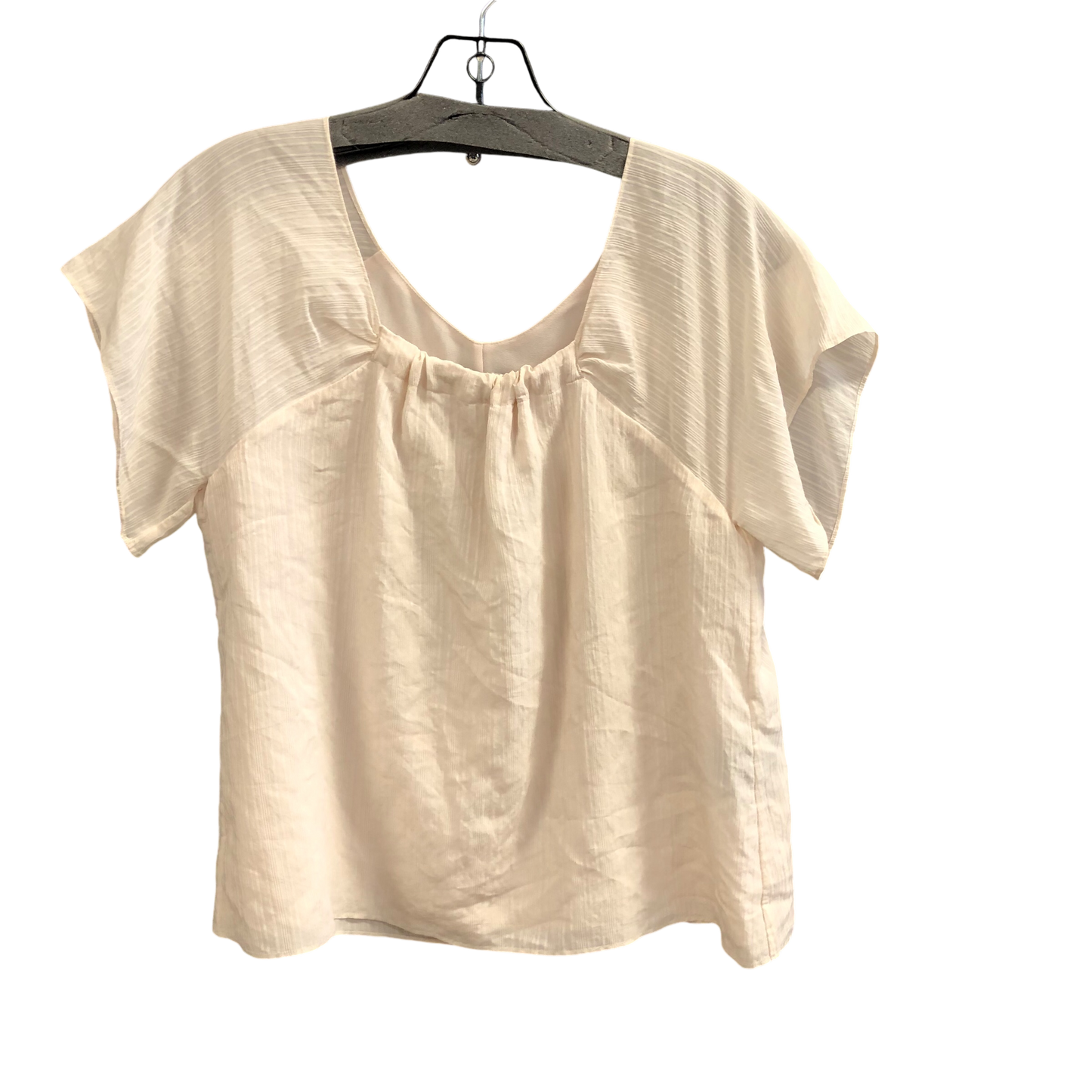 Top Short Sleeve By Club Monaco In Pink, Size: M